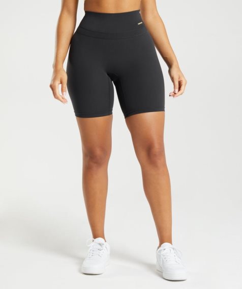 Women's Gymshark Whitney Cycling Shorts Black | NZ 4CBPJY